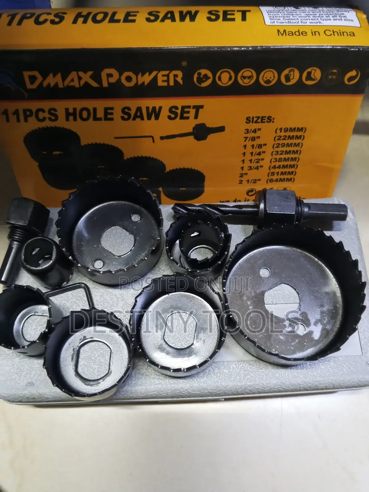 11pcs Dmax Hole Saw Set