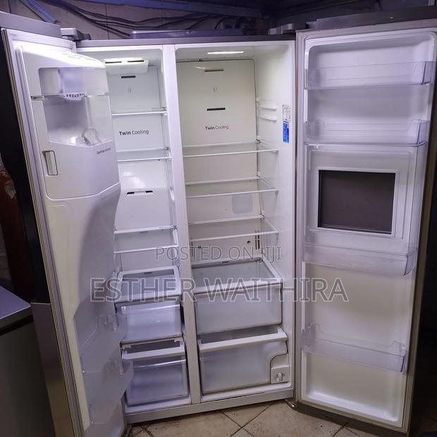 Free Standing Twin Door Fridge - main view