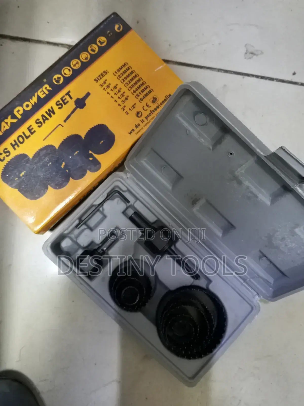 Dmax Power Hole Saw Set