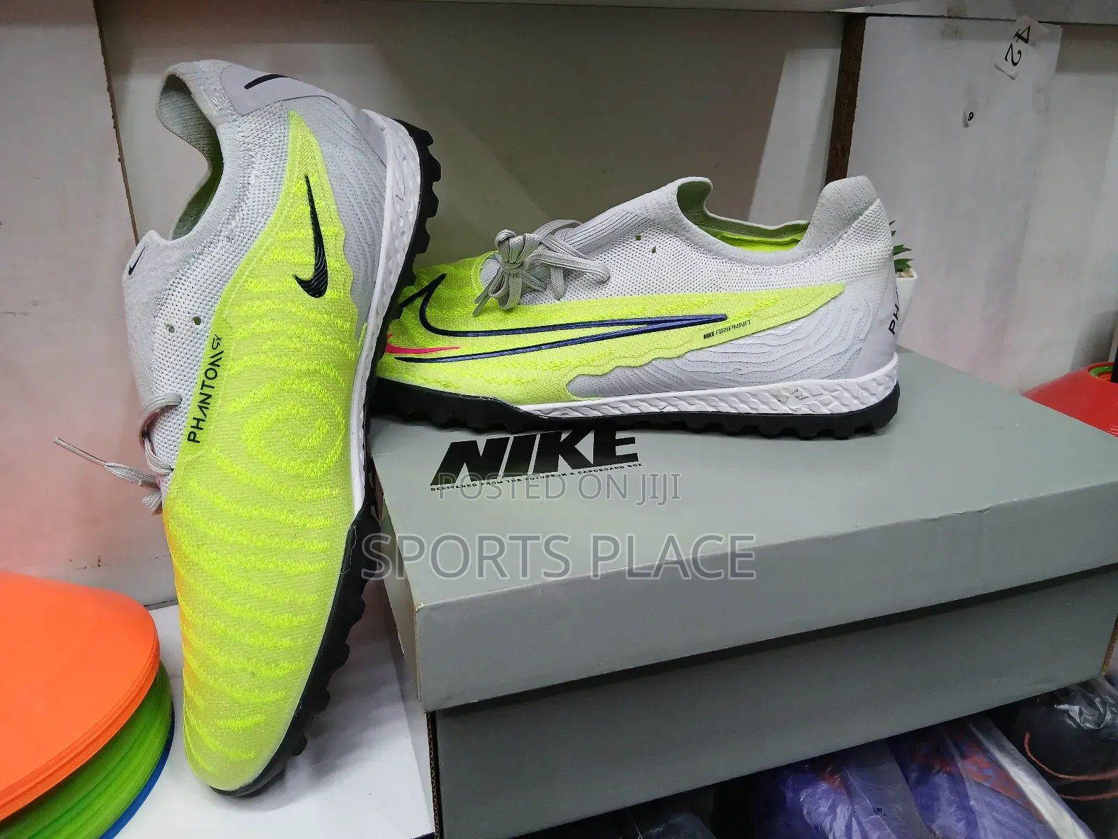 Phantom Gx Green and Gray Trainers Nike Football Tf Boots