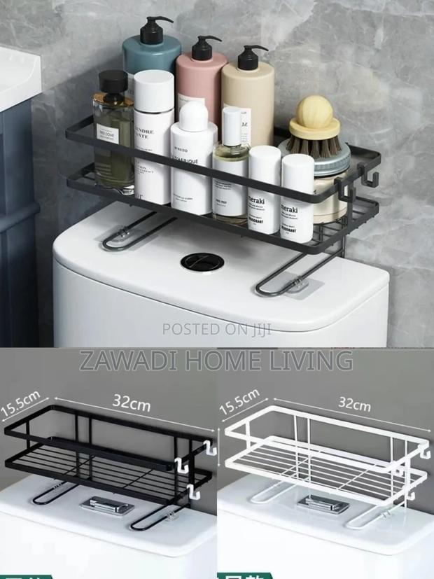 Single Layer Over the Toilet Rack