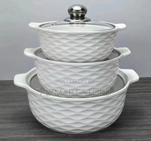 3pcs Soup Bowls Ceramic - thumbnail 2