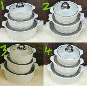 High Quality 3in1 Ceramic Soup Pots