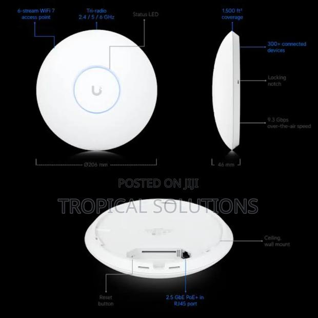 Ubiquiti Unifi Wifi 7 Access Ypro (U7-Pro - main view