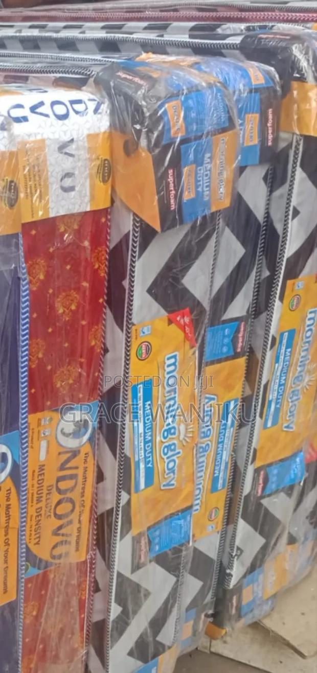 5by 6 Medium Density Plain Mattress 8 Inch