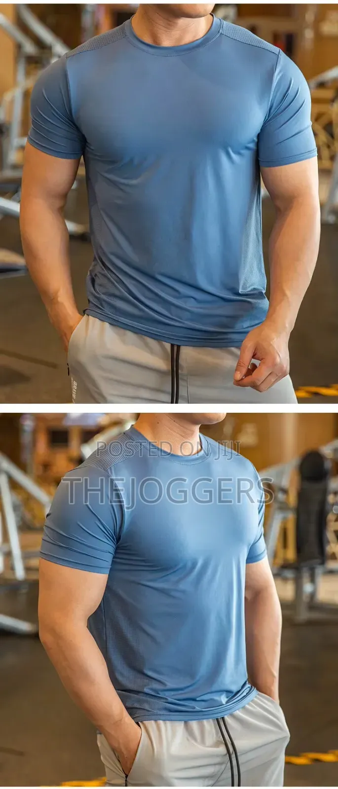 Men's Reflective Print T-Shirt Lightweight Polyester Fiber