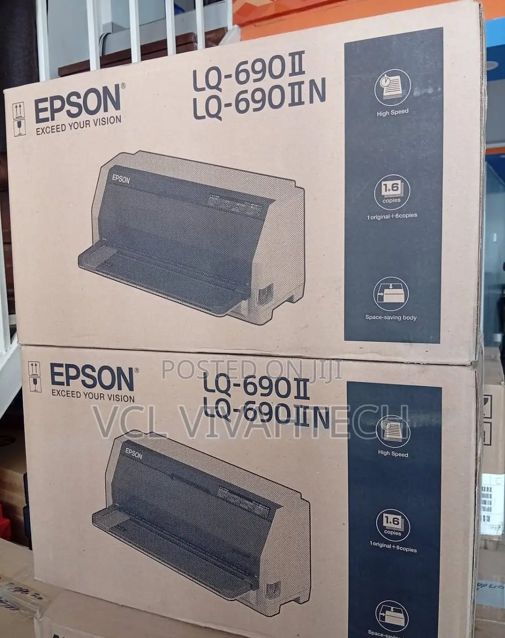 Epson Lq-690 Printer | Long-Lasting 24-Pin Performance