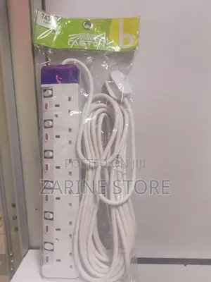 Power Extension Caston 6 Ways 10 Metres Corded Fused