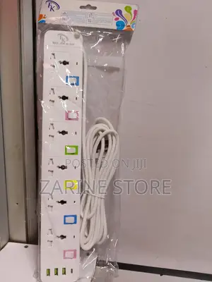 Fk 6 Ways Power Extension Corded 10 Metre Has 3 Usb C Port