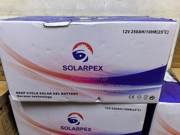 Solarpex Deep Cycle Solar Gel Battery 250ah - main view