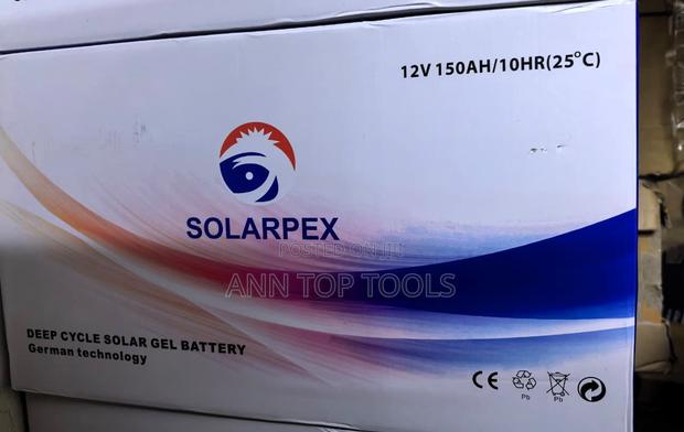 Solarpex 150ah 12v Deep Cycle Solar Gel Battery