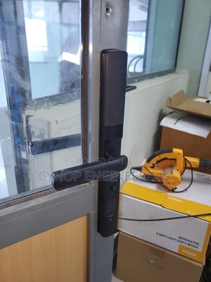 Smart Lock for Slim Aluminum Doors With Fingerprint Access - main view