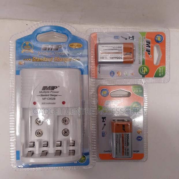 2pcs 9v Batteries,9v Charger - main view