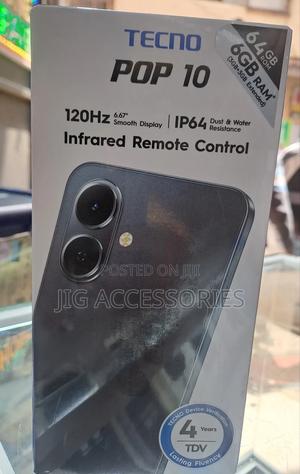 New Tecno Pop 10 64 GB Black