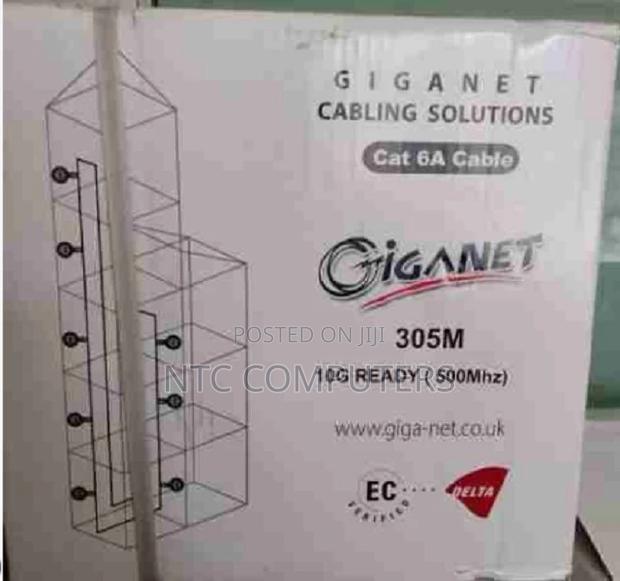Giganet Category 6a Solid U/Utp Pvc Indoor Cable
