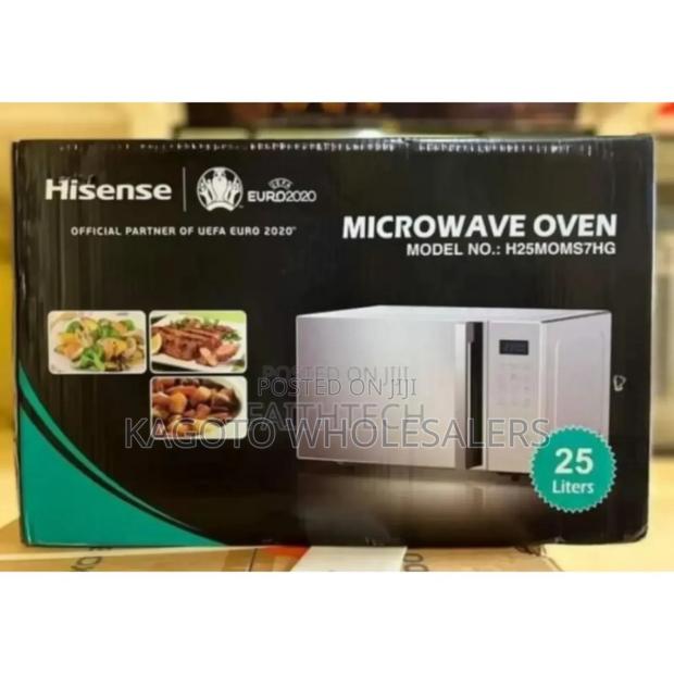 Silver - Hisense 25litres Microwave - main view