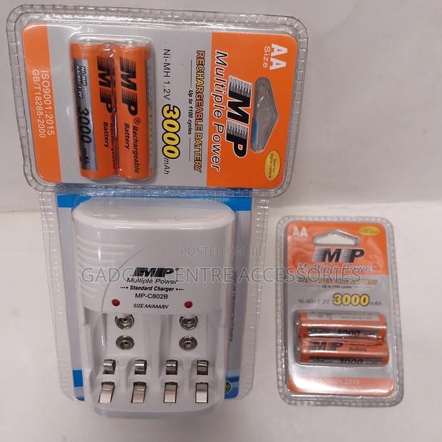 Aa Batteries 2 Pairs,9v Charger
