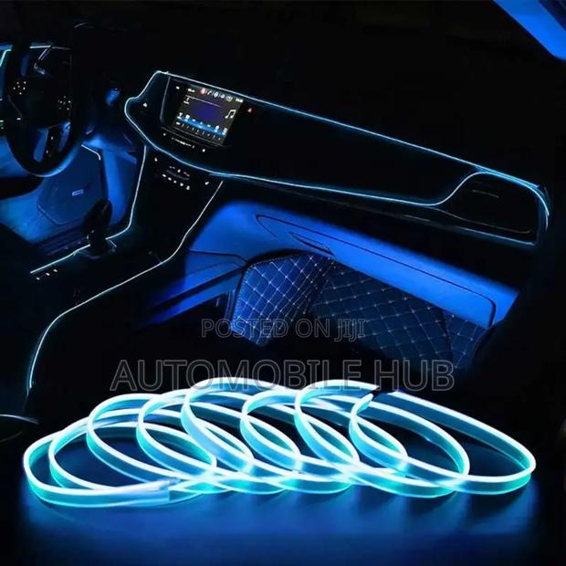 Usb Car Dashboard Interior Lights 5m - Blue Red and Pink