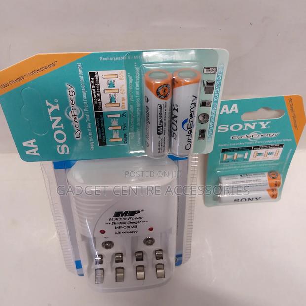Sony Aa Batteries 2 Pairs, 9v Charger - thumbnail 3