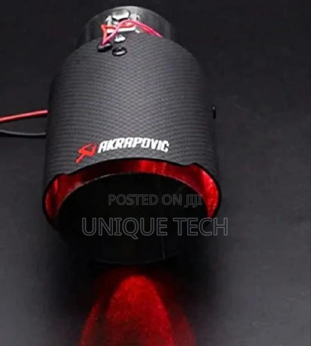 Stylish Akrapovic Exhaust Pipe With Led Light