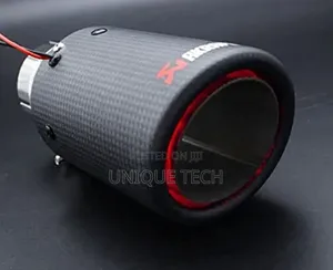 Carbon Look Akrapovic Exhaust Tip With Led Glow