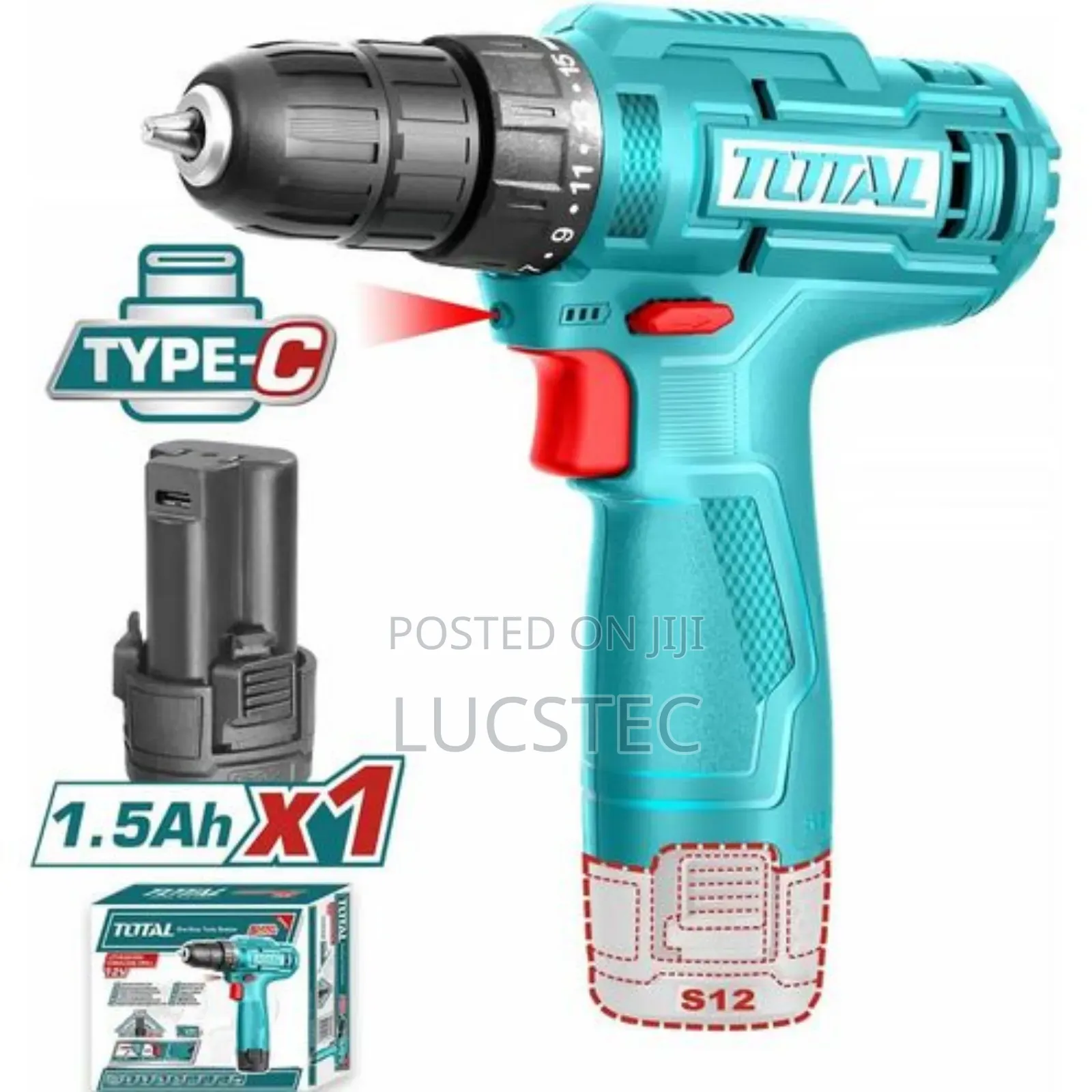 Total Lithium-ion Cordless Drill