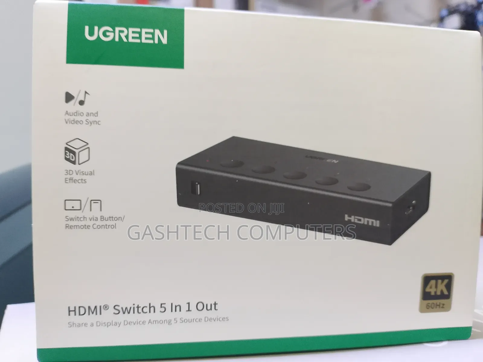 Cm 568 Ugreen 5 in 1 Out Hdmi Splitter .