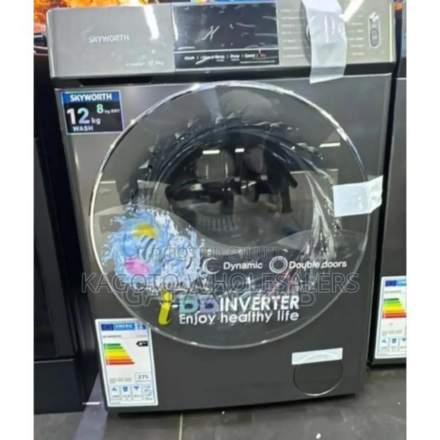 Digital- Skyworth 12kgs Wash and Dry. Front Loader - main view