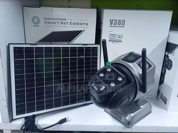 2mp + 2mp Dual-Screen Wifi Solar-Powered Battery Pt Camera - main view