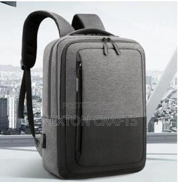 Multi-Layered Nylon Splash-Proof Computer Backpack - main view