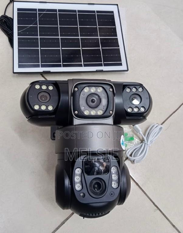 Security Camera With Dual Lens and Pir Detection - main view