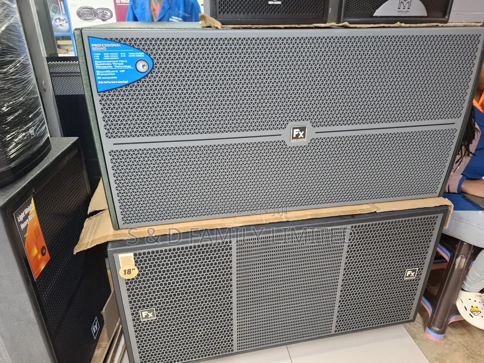 Fx Audio Double Bass Earthshaker Speaker