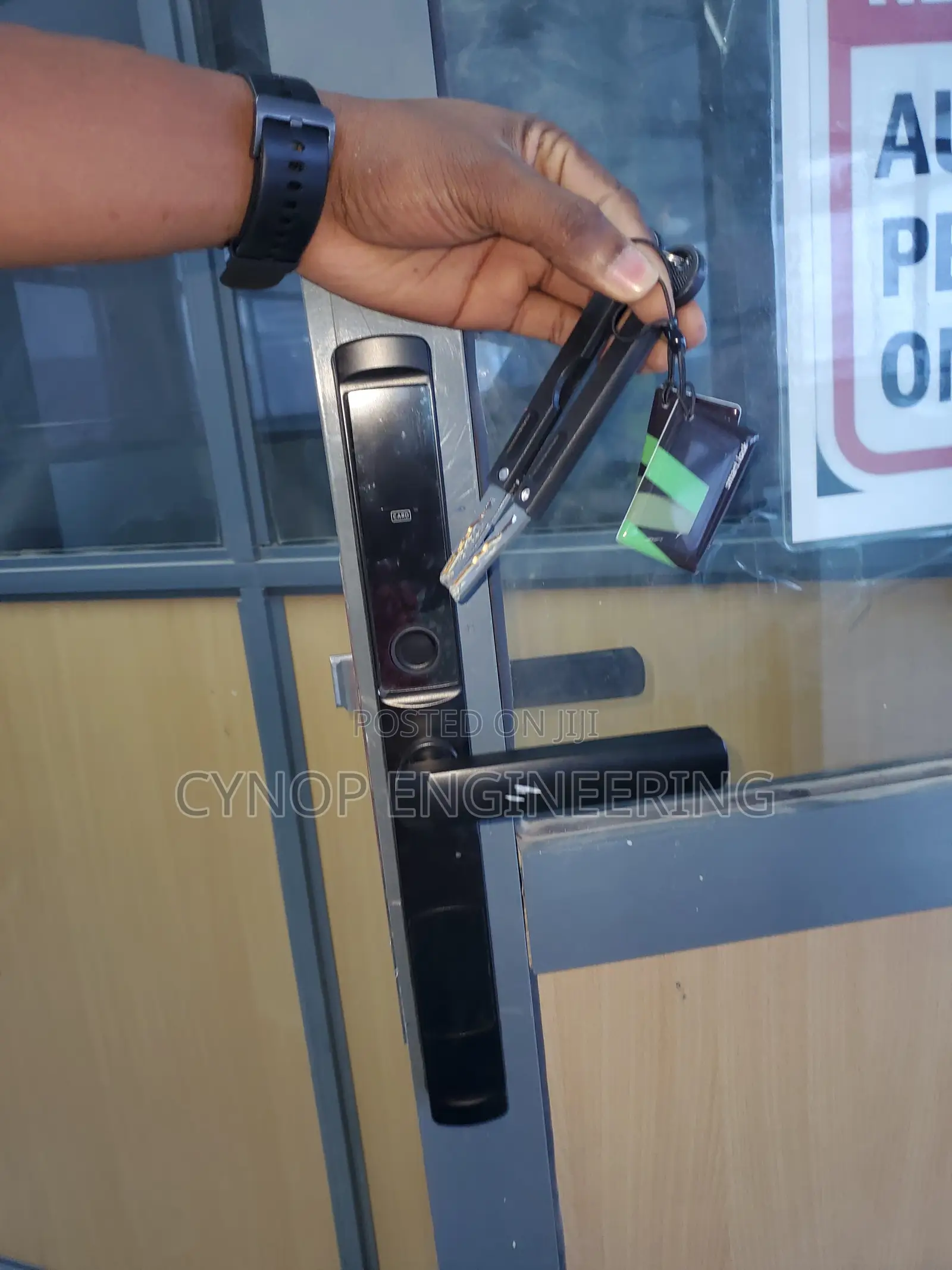 Premium Smart Lock for Sleek Aluminium Door Frames