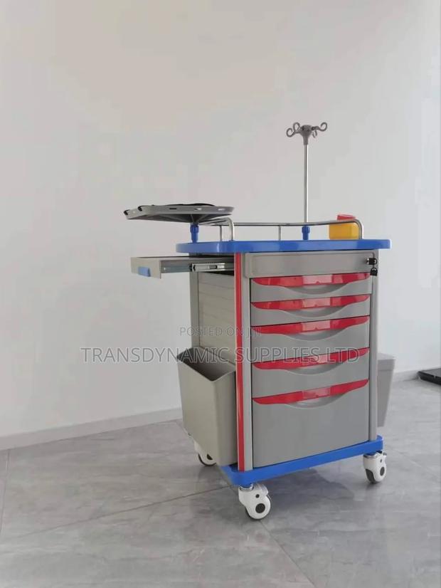 Crash Cart Hospital/Emergency Trolley **