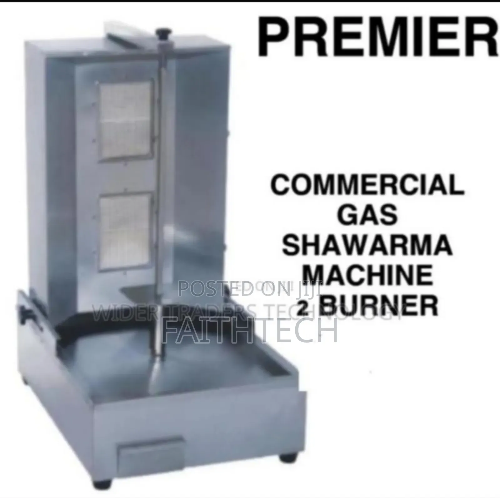 Premier Commercial Gas Shawarma Machine 2burner