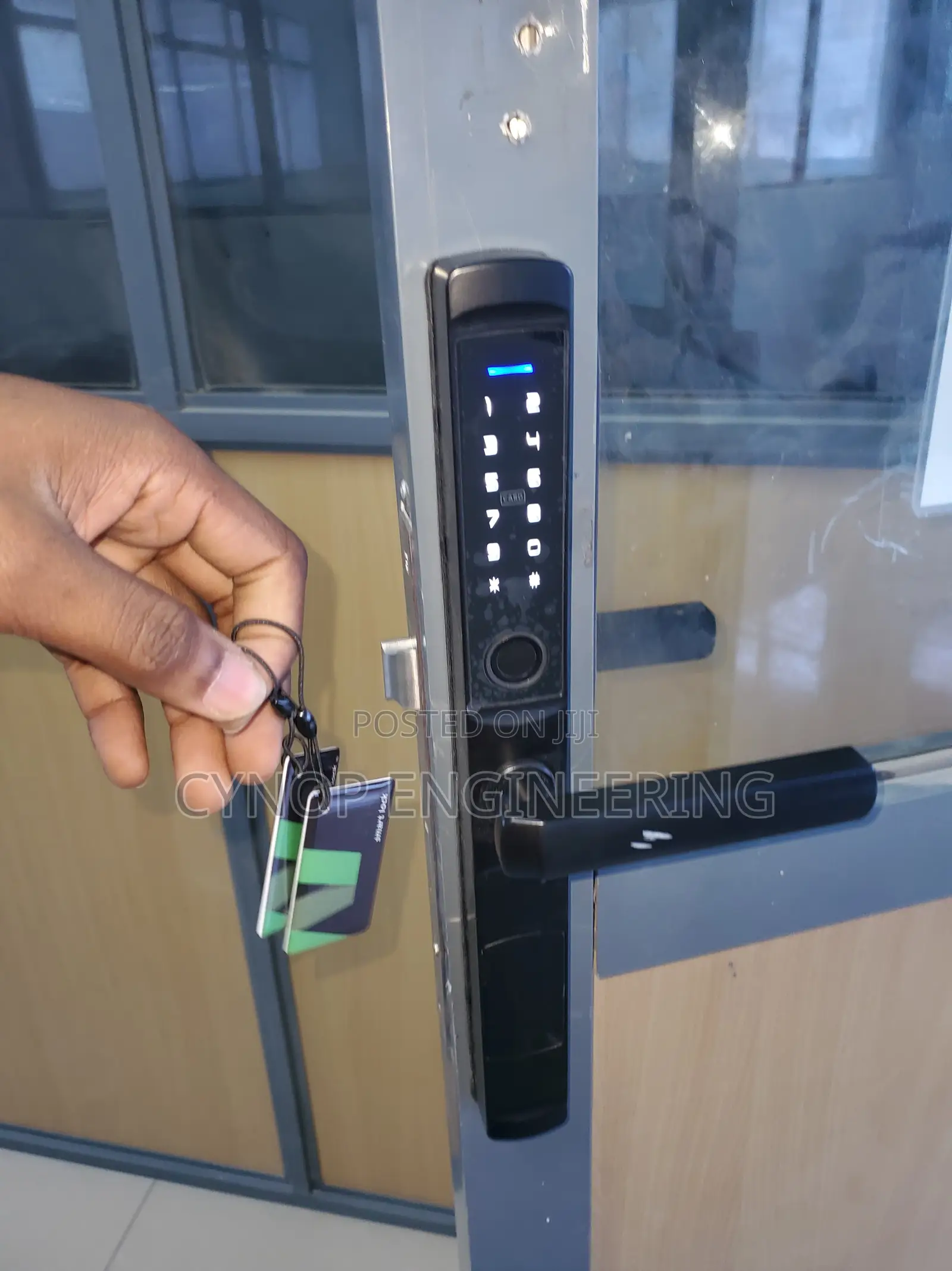 Smart Lock With Fingerprint Unlock for Aluminium Doors