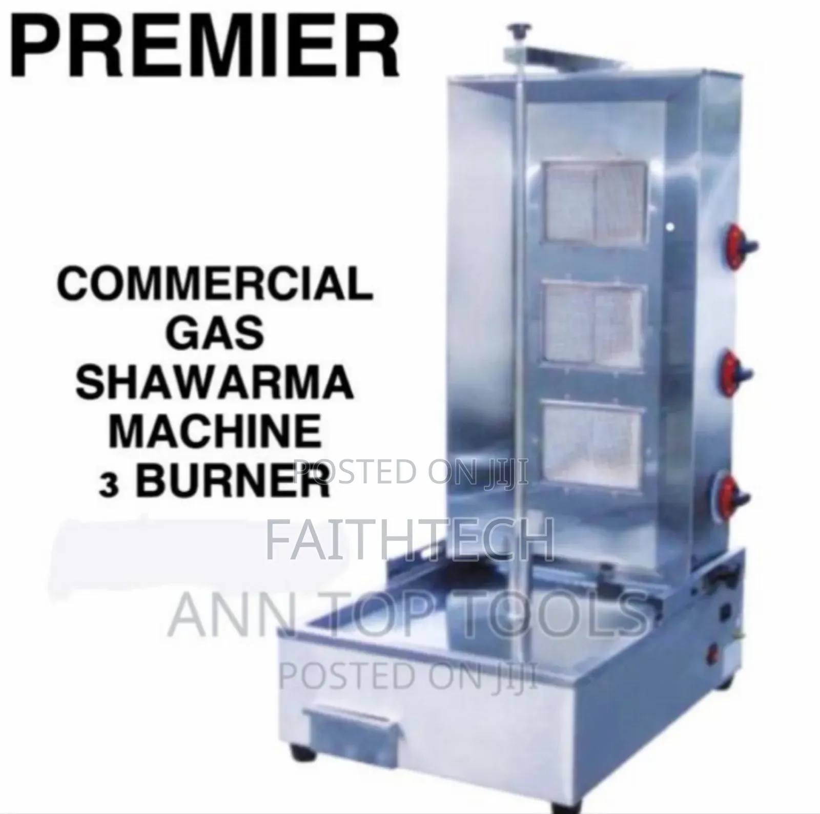 Premier Commercial Gas Shawarma Machine 3burner