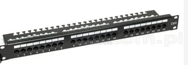 Giganet Category 6a Utp 19'48 Port Patch Panel - main view