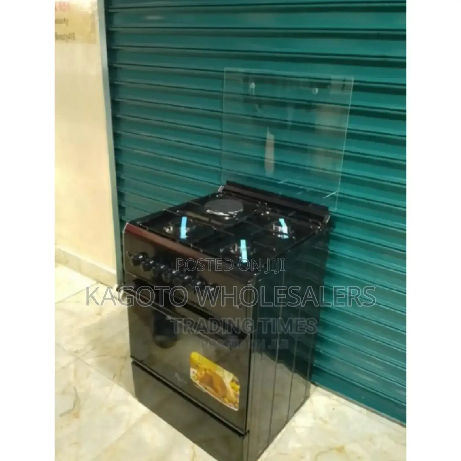 With Glass Lid Top. Roch 3+1 Standing Cooking Cooker
