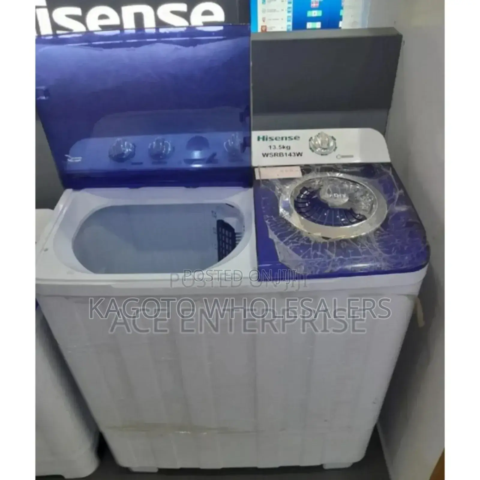 Brand New Hisense Washing Machine. - Hisense 13kgs Twin Tab