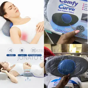 Comfy Curve Back Support Pillow, Lumbar Pain Relief Cushion