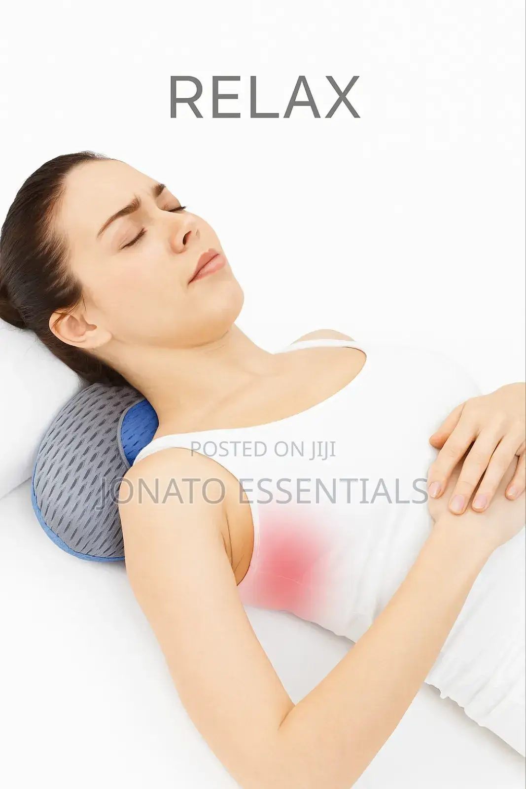 Comfy Curve Back Support Pillow, Lumbar Pain Relief Cushion