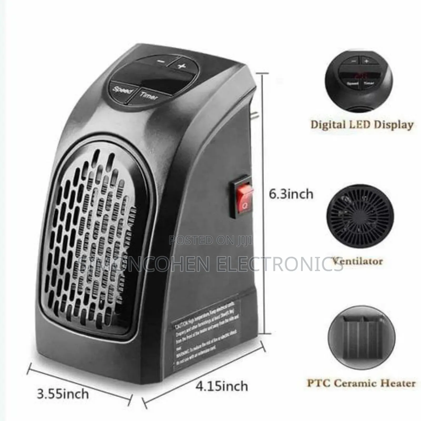 400w Portable Mini Electric Handy Room Heater