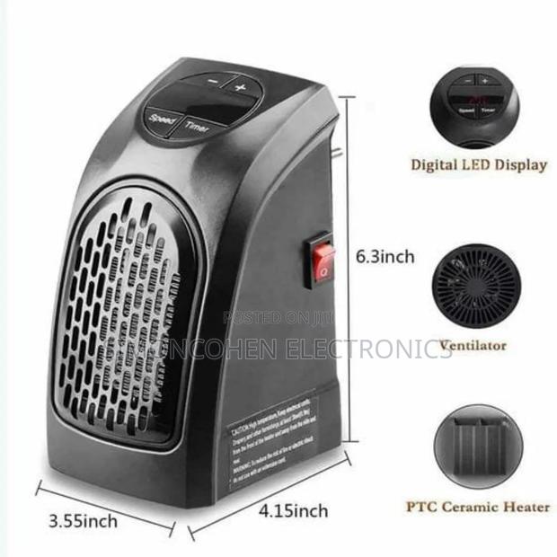 400w Portable Mini Electric Handy Room Heater - thumbnail 2