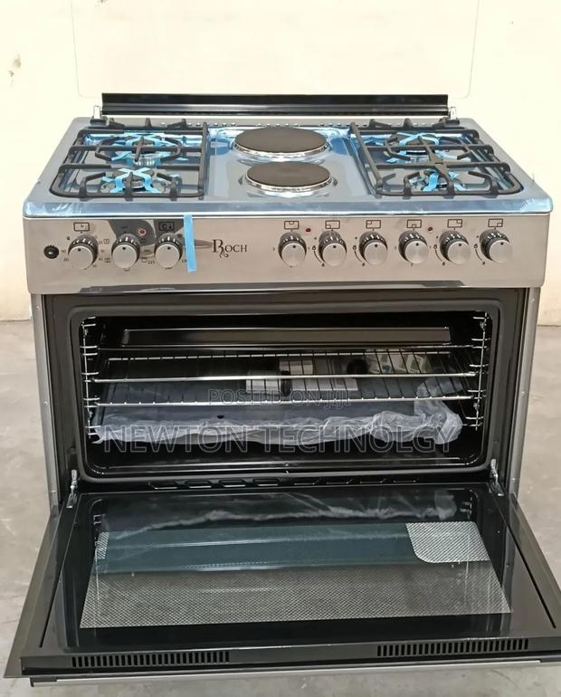 Roch Gas Cooker 90x60 Cm Model - Reck-9042-Ss