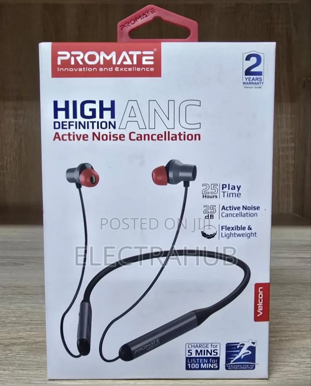Promate Velcon Anc Neckband Brand New Sealed