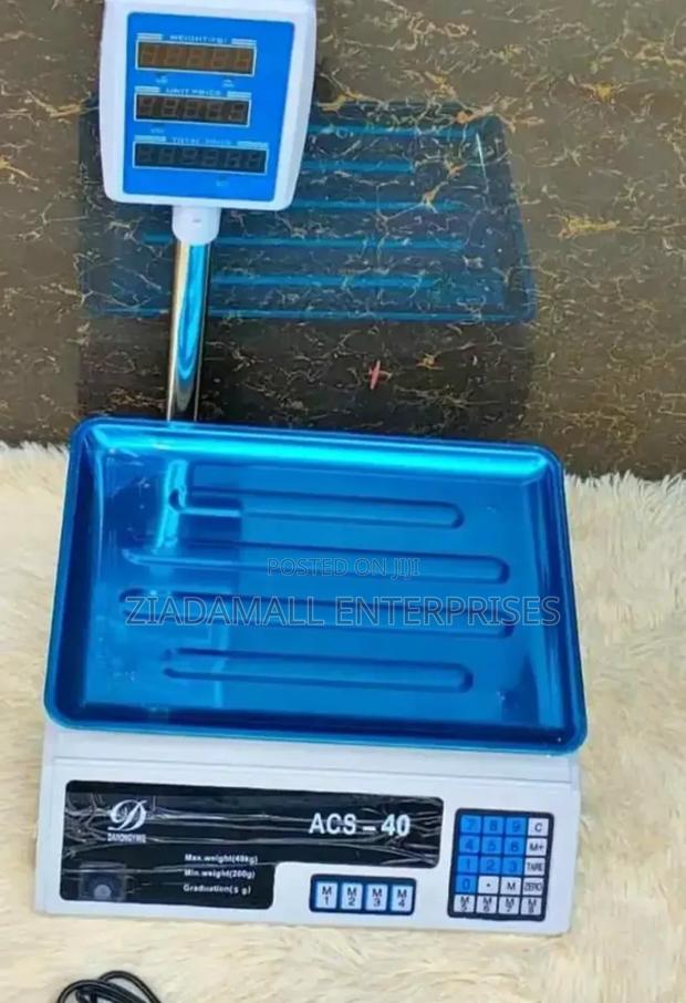 Heavy-Duty Acceveryday Use
40kg Weighting Scale With Arm