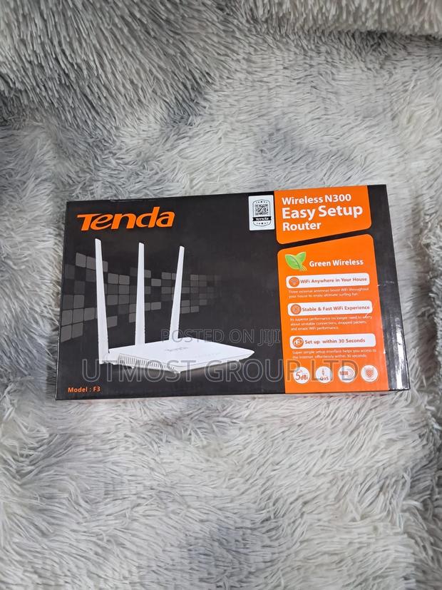 Tenda F3 Wireless Router – 300mbps Wifi for Home Office