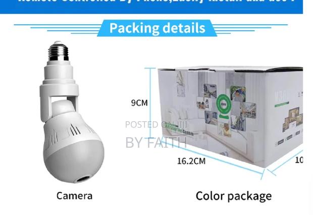 Quality PTZ V380 Bulb Camera Nanny Bulb Wifi Camera