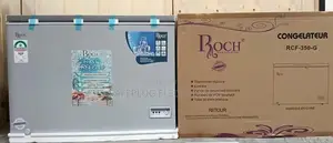 RCF-350-G, Roch 282ltrs Chest Deep Freezer, Sliding Glass
